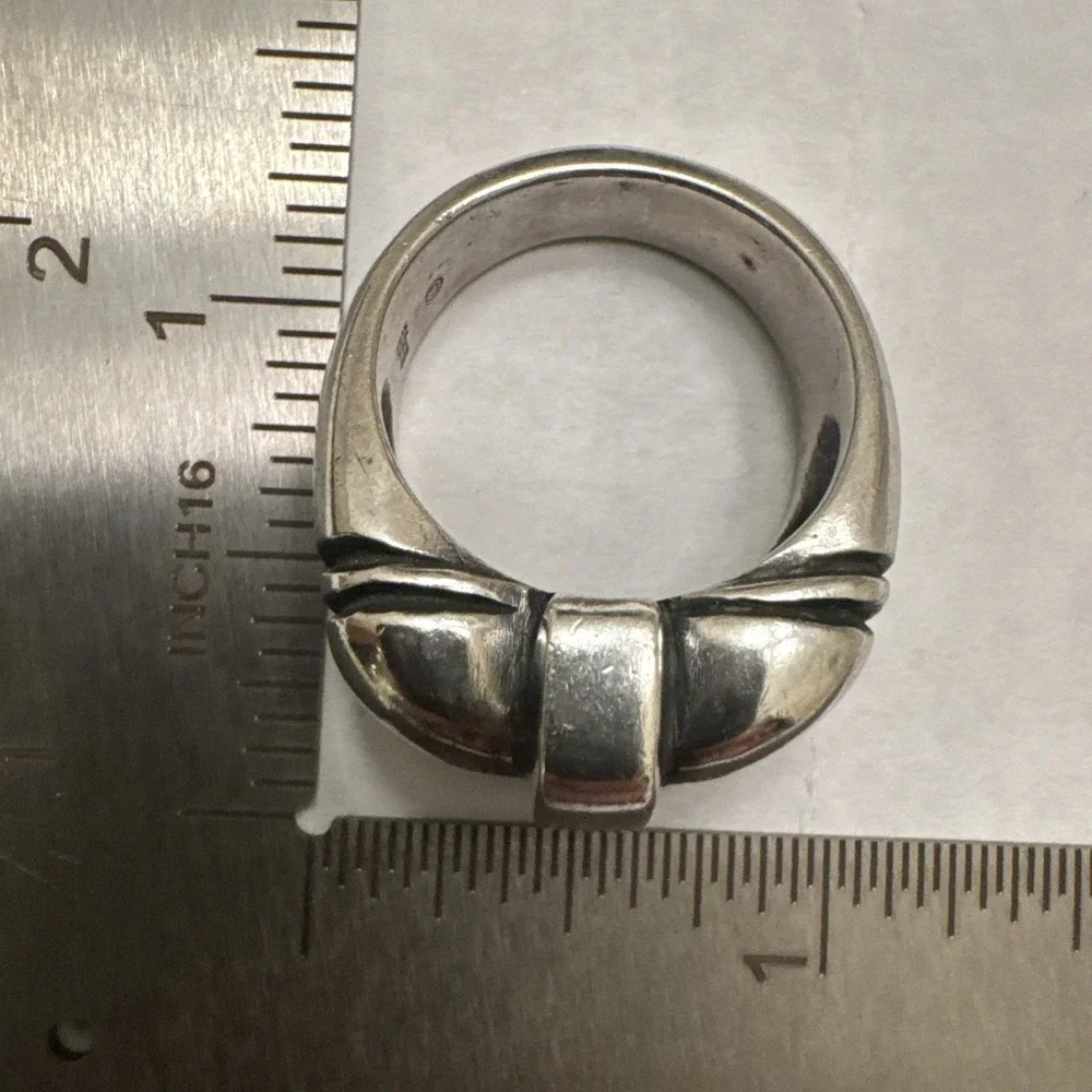James Avery Compression Ring Sterling Silver Retired JA STER Size 10.5 25.45g